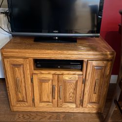 Tv,blue-ray Disc. & Cabinet 