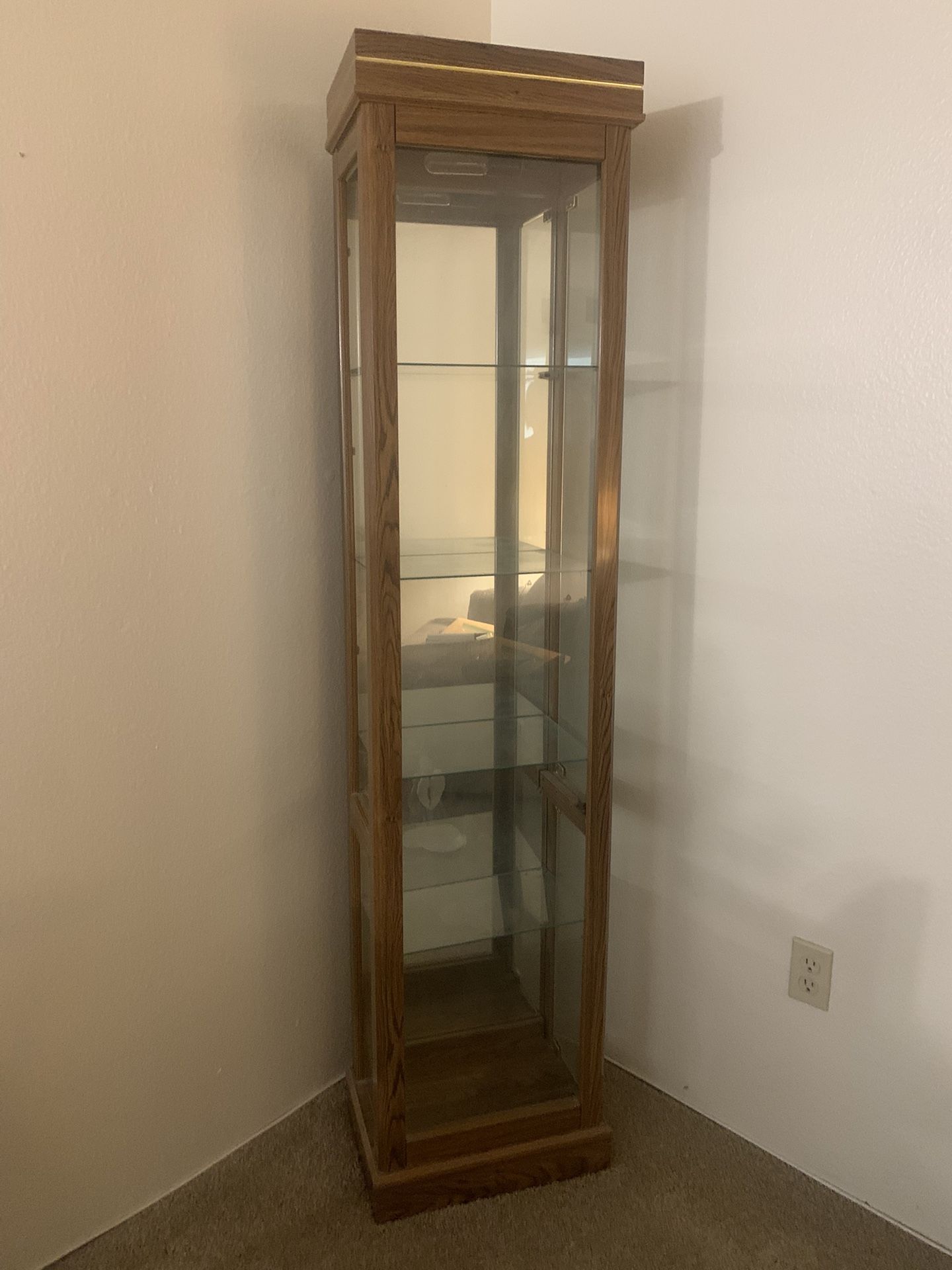 Curio Cabinet with light