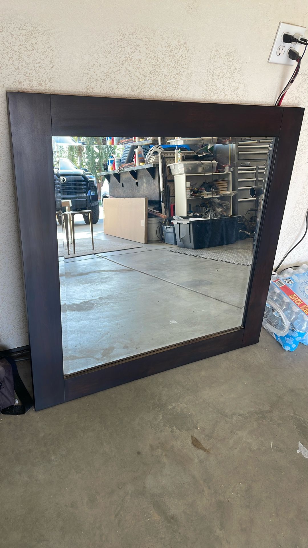 40”X40” Mirror & End Tables