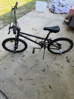 Black BMX Bike with Hand Brakes
