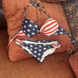 American Flag Bikini--size M
