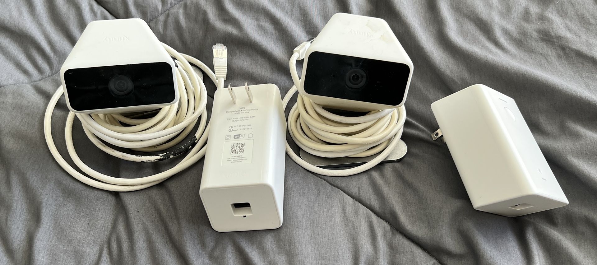 2 Xfinity Indoor/outdoor Security Cameras