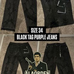 PURPLE JEANS BAGGY STYLE 