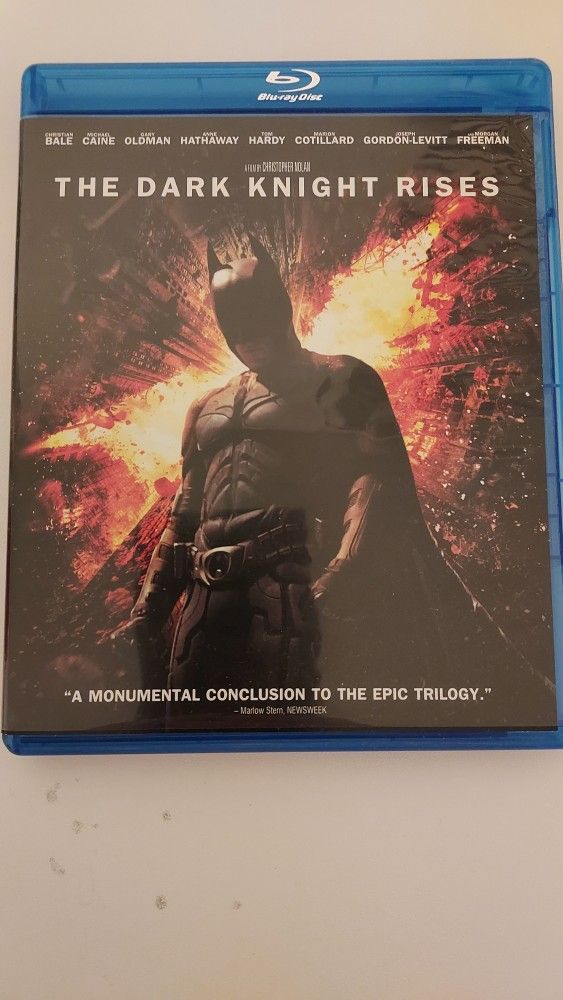 The Dark Knight Rises Blue Ray DVD 
