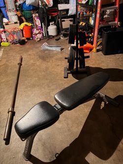 Barbell and weights