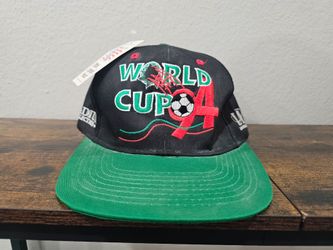 Vintage New with Tag World Cup 94 Logo Athletic Snapback Hat