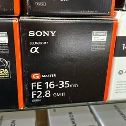 Sony FE 16-35mm f/2.8 GM II Lens (Sony E)