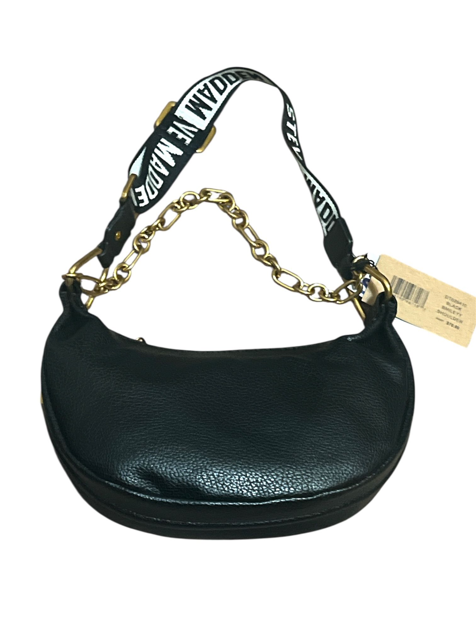Steve Madden, Elegant Black and Gold Women's Shoulder Bag, NWT