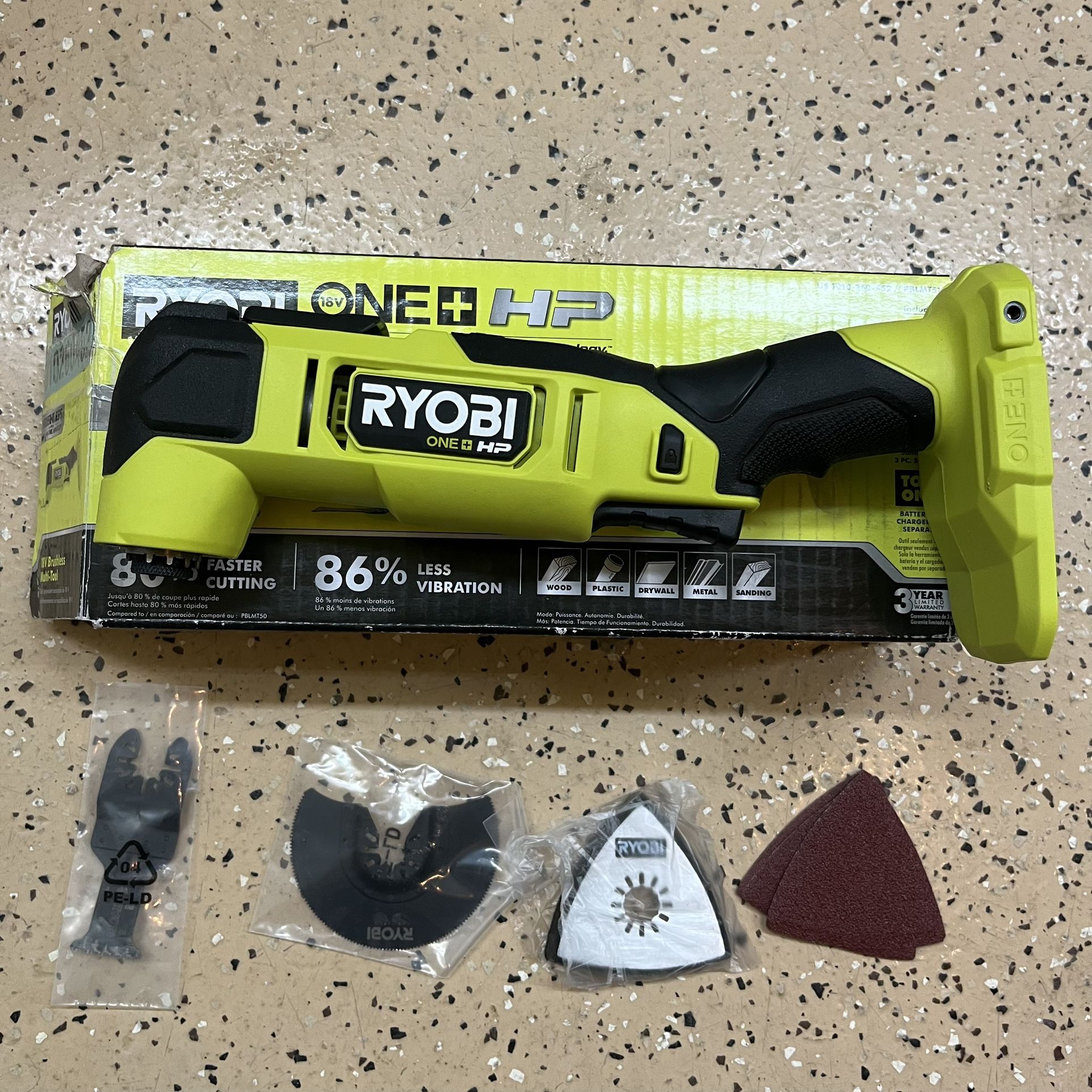 RYOBI ONE+ HP 18V Brushless Cordless Oscillating Multi-Tool (Tool Only)