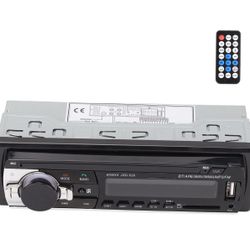 JSD520 Single 1 Din Bluetooth Radio Car Stereo Audio AUX/FM/SD/MP3 Player Remote