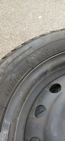 Studded tires and steel rims off 05 civic