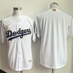 Dodgers Blank Open Day White Gold Jersey