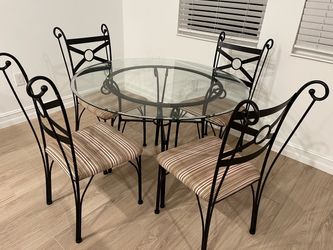 Dining table with chairs