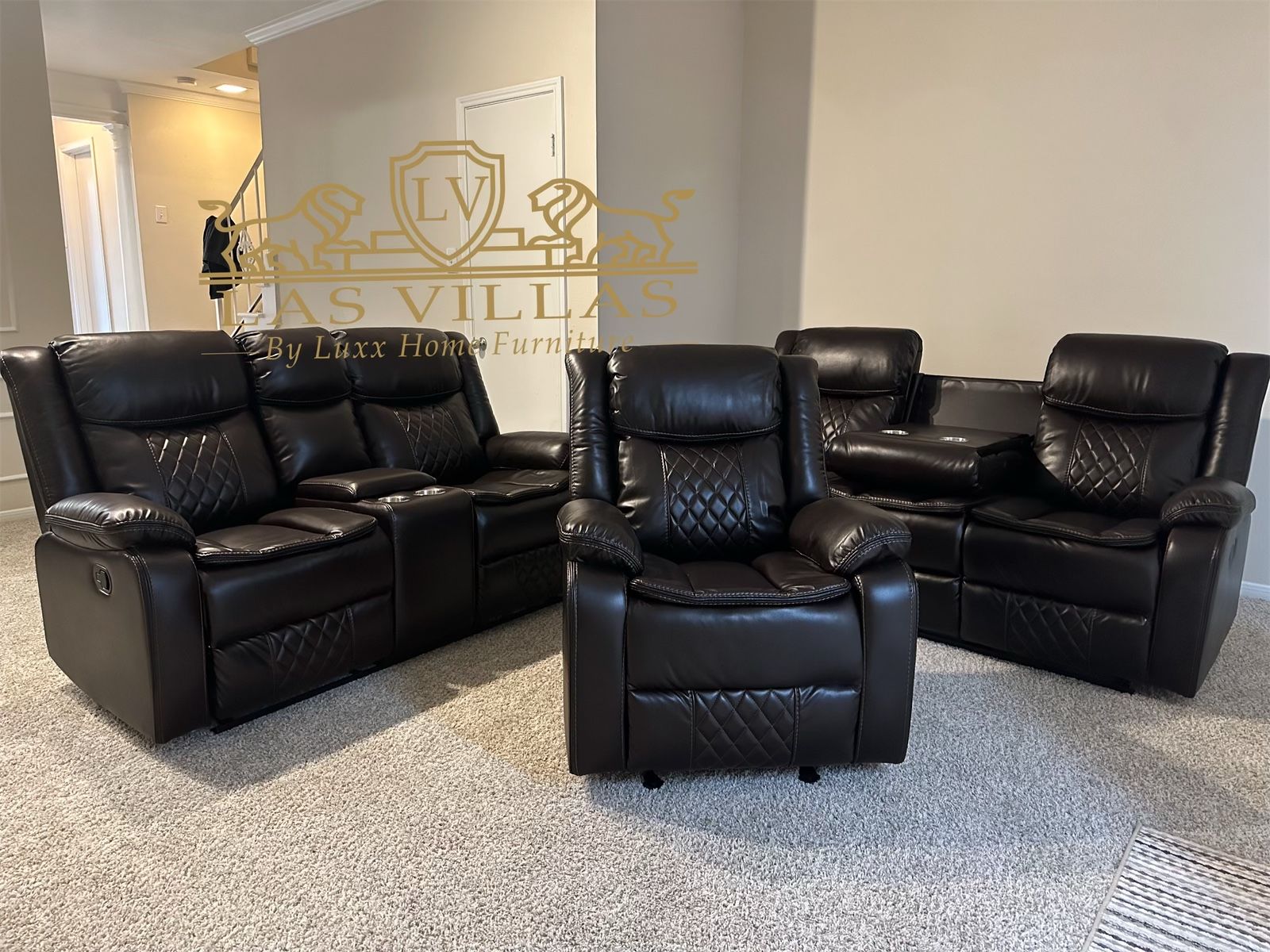 Reclining 3 Pieces New