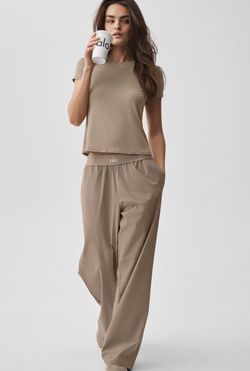 Alo Pants Suit Up Trouser (Long) - Gravel