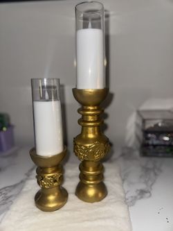 Hand Painted Candle Holder/stands 