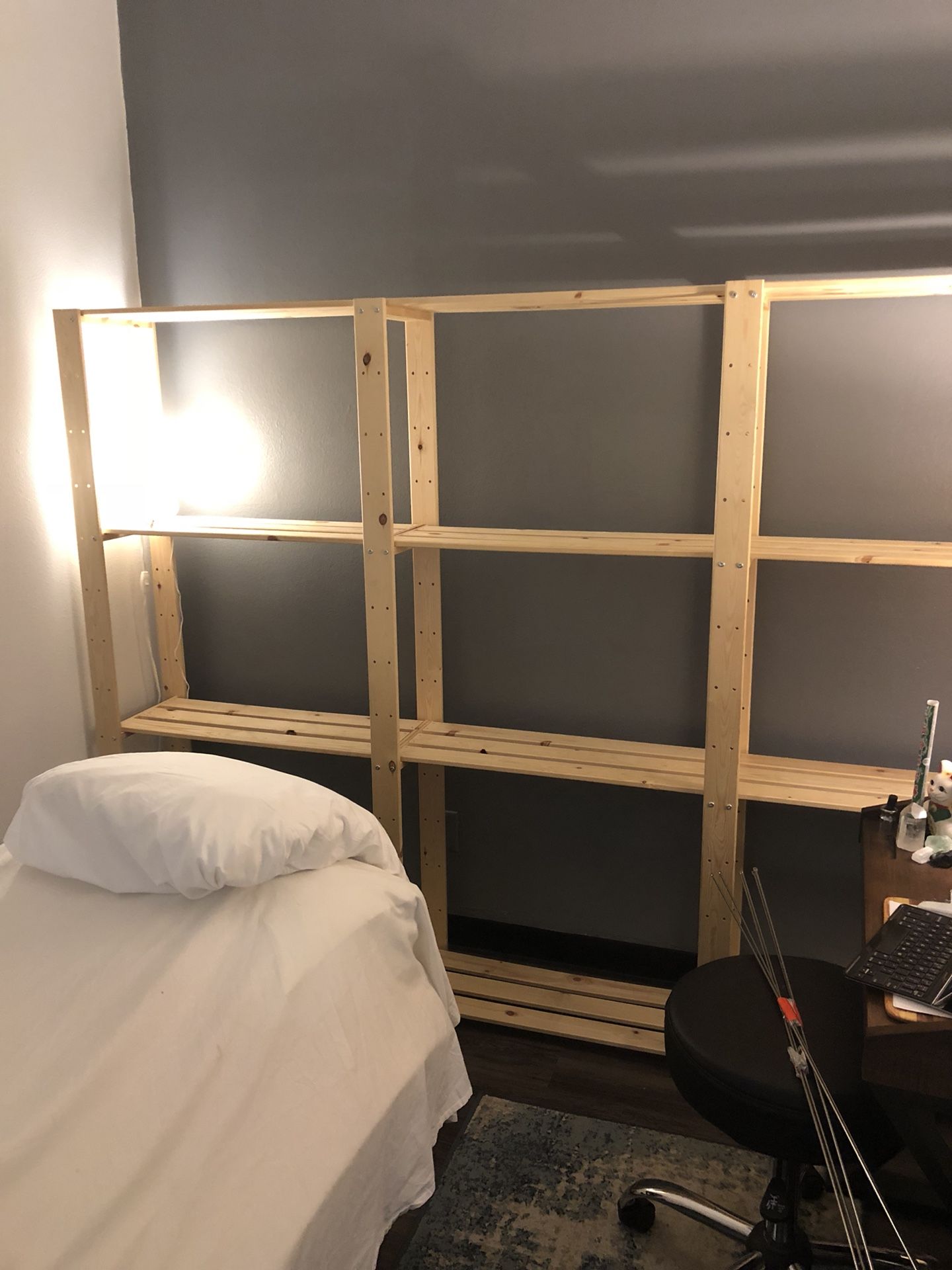 IKEA Hejne softwood 3-shelving unit
