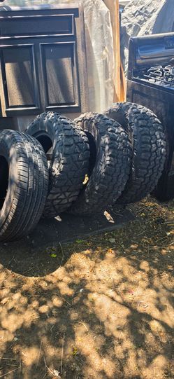 Tires 265/70R17 and 245/75R16