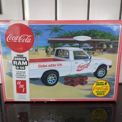 AMT Coke Coca-Cola 1980 Dodge Ram D-50 Pickup 1/25 Model Kit Sealed In Box