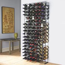 144-Bottle Black Tie Grid wine rack brand new