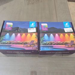 2 boxes of RGBIC LED Fence Lights