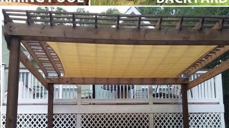 New Sun Shade Sail Outdoor Top Cover