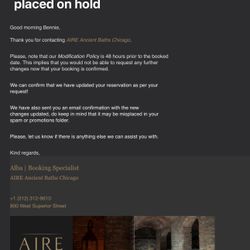 Aire Ancient Baths Massage 