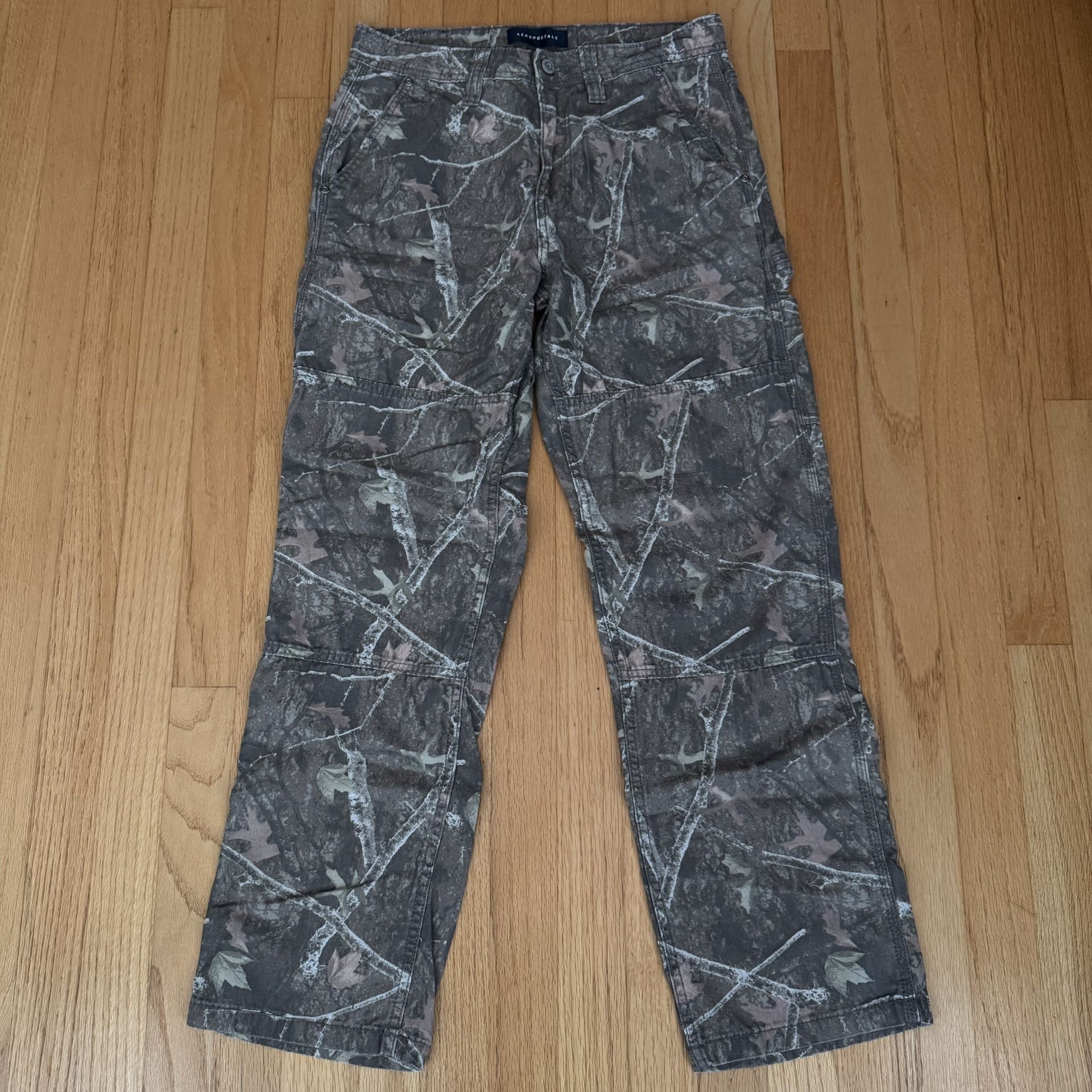 Aeropostale Casual Camo Cargo Pants | XS Wilderness Grunge Vibe