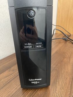 CyberPower 1500VA Battery Backup UPS (BRG1500AVRLCD) - Great Condition