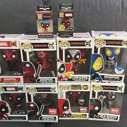 Marvel Deadpool Exclusive Packed Funko Pop Lot