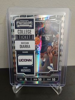 Hassan diarra #20 uconn nil college ticket panini ticket $2