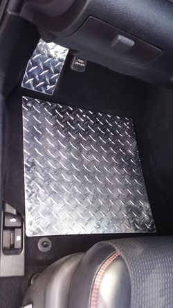 Aluminum 5 car mats