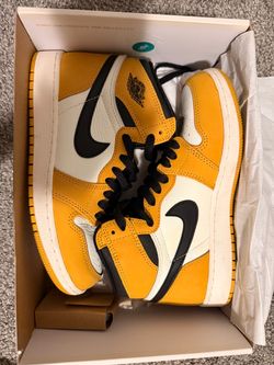 Nike Air Jordan 1 Mid – Yellow/Black/White