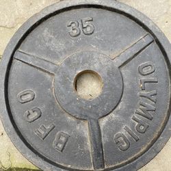 Olympic Plates And Barbell 