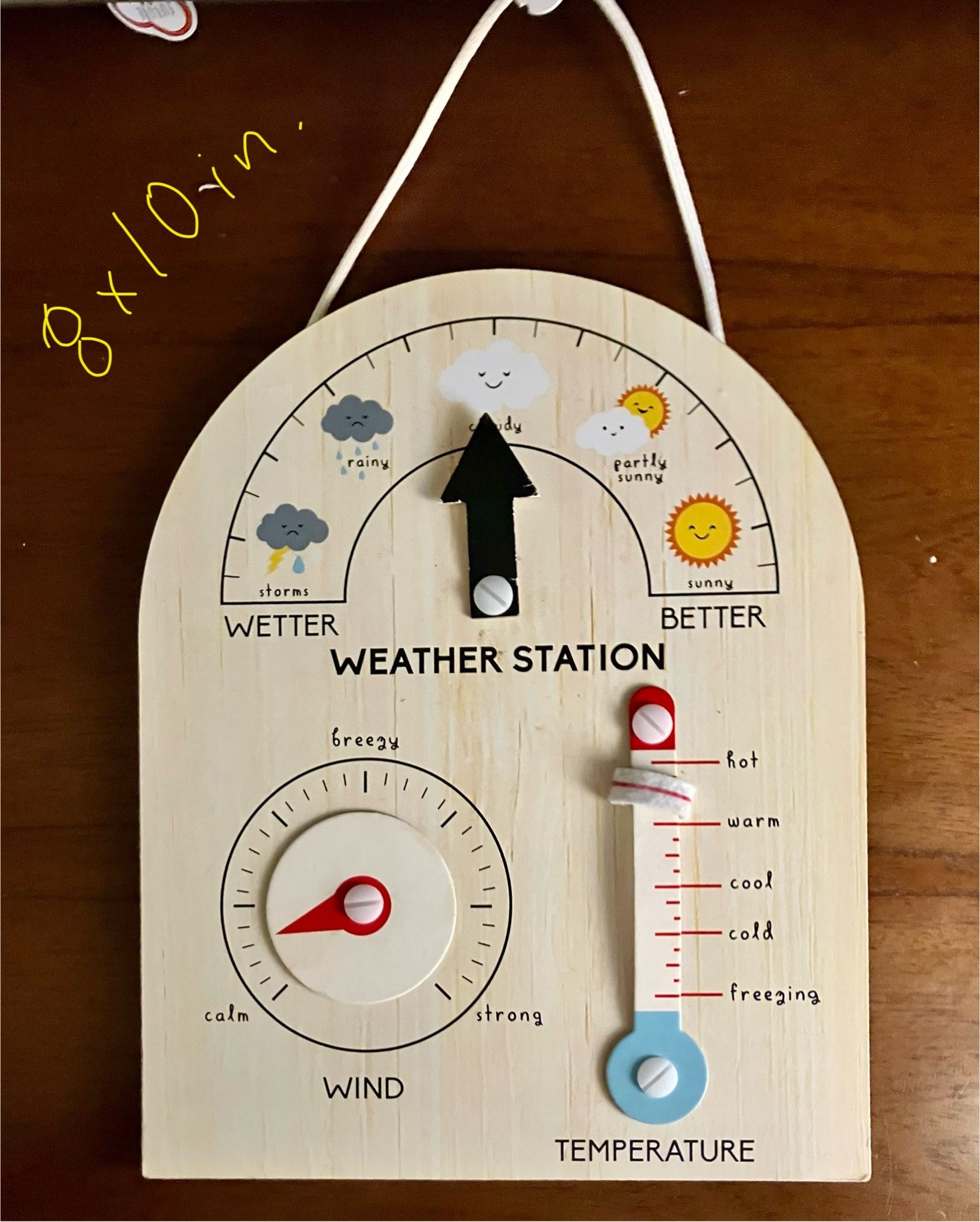 Montessori Weather Board