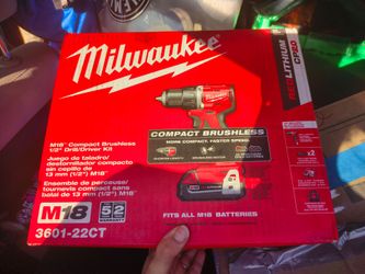 Milwaukee M18 brushless compact drill 1/2"