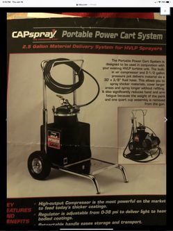 Capspray Power Cart