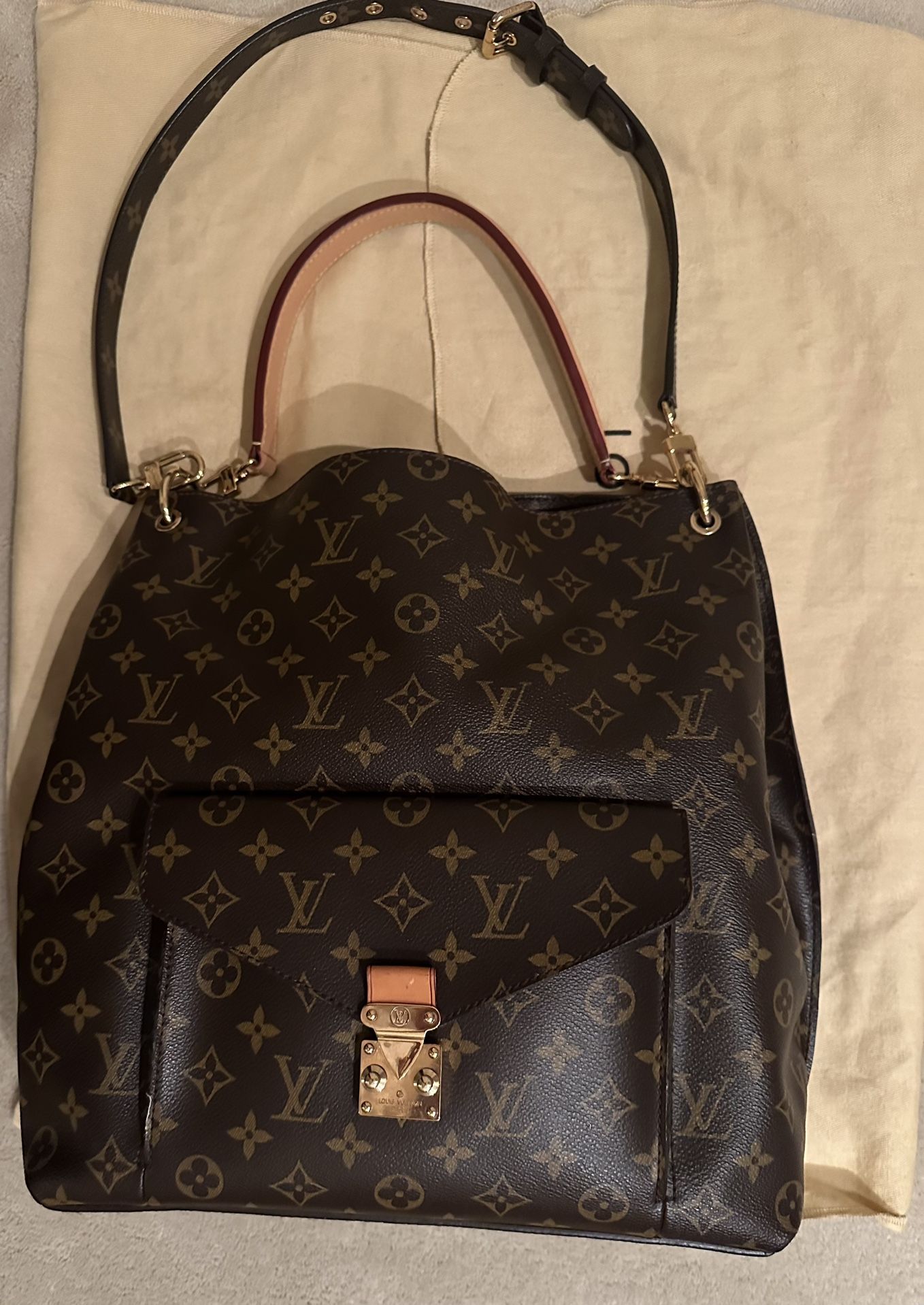 Genuine Louis Vuitton Monogram Métis Hobo Bag