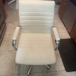 Leather White Executive Chair