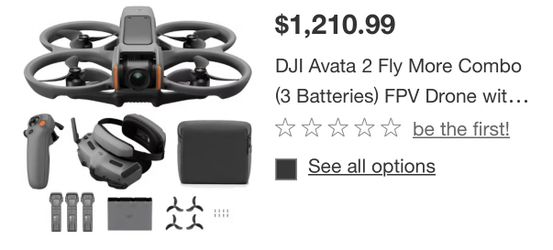 Avata Drone
