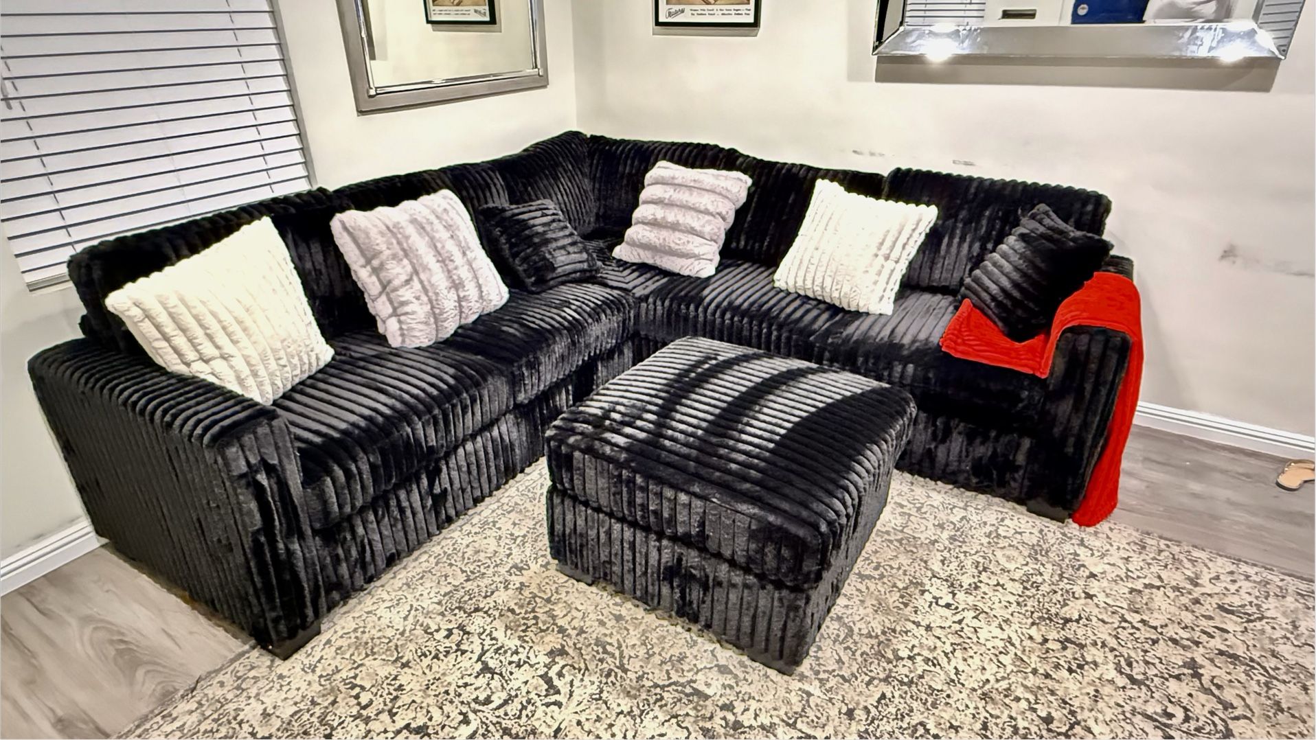 Black Sectional Couch