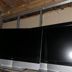 Lot Of 2 Vizio TVs Televisions 