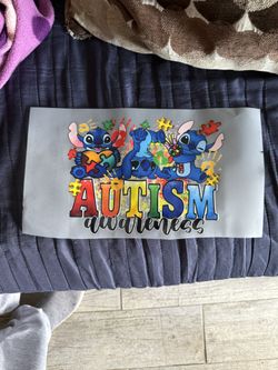 Stitch Autism Dtf Print