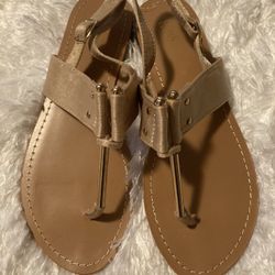 Sandals Baldi Size 7 Gold