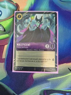 Disney Lorcana Maleficent Promo