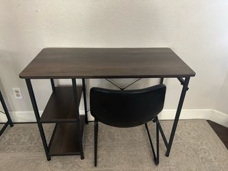 Desk and chair