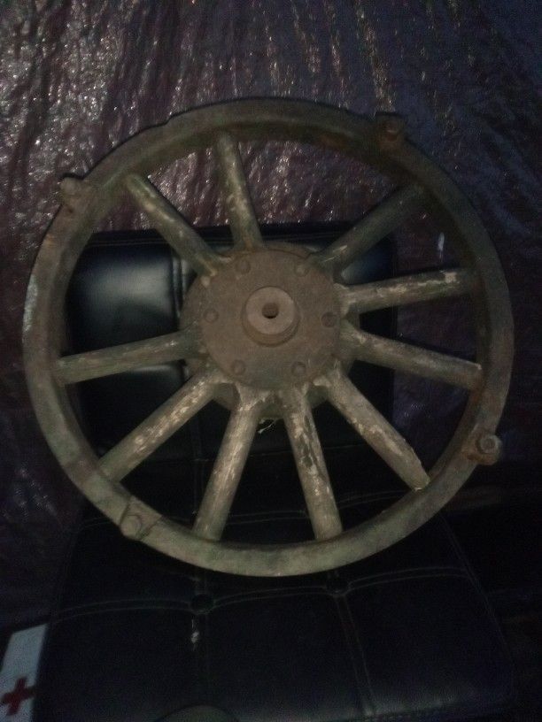 Antique Model T Wooden Wheel