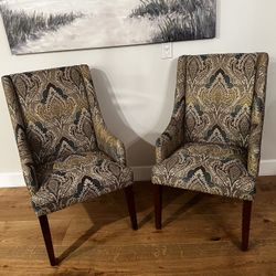 2 Dining Room Chairs 