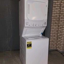 "GE" STACKABLE COMBO WASHER AND ELECTRIC DRYER ULTRA KING SIZE CAPACITY FOR $ 700 WITH 3 MONTHS OF WARRANTY AND DELIVERY AND INSTALLATION FREE