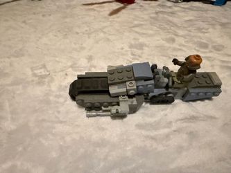 Lego sand cycle with mini figure